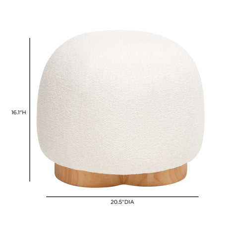 Oopa Swivel Ottoman by TOV Furniture at Eve Furniture
