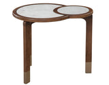 Oormi 3-Piece Banswara White Marble Inlay Table Set by Steve Silver at Eve Furniture