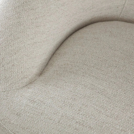 Opal Oat Fabric Swivel Contoured Arm Chair by Diamond Sofa at Eve Furniture