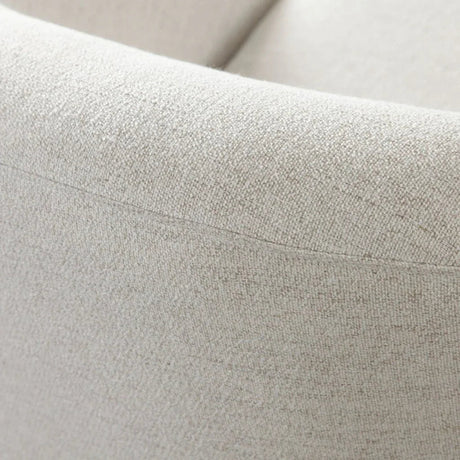 Opal Oat Fabric Swivel Contoured Arm Chair by Diamond Sofa at Eve Furniture