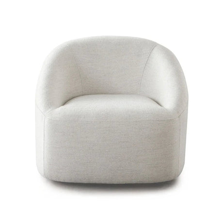 Opal Oat Fabric Swivel Contoured Arm Chair by Diamond Sofa at Eve Furniture