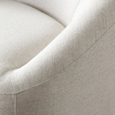 Opal Oat Fabric Swivel Contoured Arm Chair by Diamond Sofa at Eve Furniture