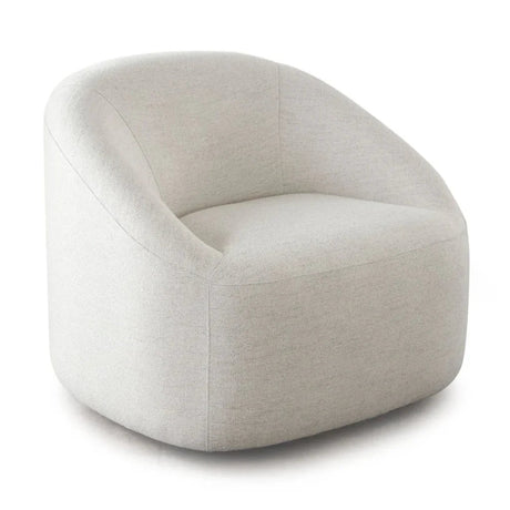 Opal Oat Fabric Swivel Contoured Arm Chair by Diamond Sofa at Eve Furniture