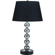 Opal Silver/Black Table Lamp, Set of 2 by Furniture of America at Eve Furniture