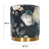 Opal Velvet Ottoman by TOV Furniture at Eve Furniture
