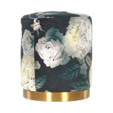 Opal Velvet Ottoman by TOV Furniture at Eve Furniture