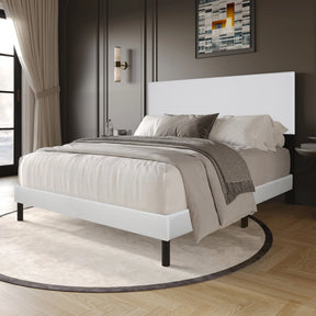 Opal White Twin Platform Bed by Happy Homes at Eve Furniture