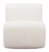 Opam White Accent Chair by Zuomod at Eve Furniture