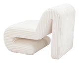 Opam White Accent Chair by Zuomod at Eve Furniture