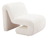 Opam White Accent Chair by Zuomod at Eve Furniture