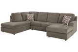 O'Phannon Putty 2-Piece Left Arm Facing Chaise Sectional by Ashley at Eve Furniture