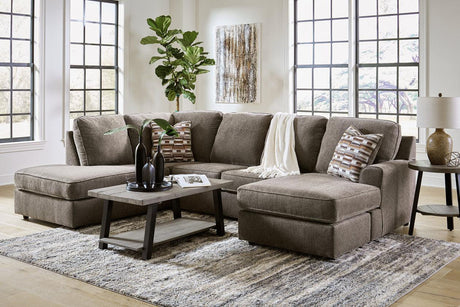 O'Phannon Putty 2-Piece Left Arm Facing Chaise Sectional by Ashley at Eve Furniture