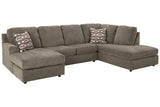 O'Phannon Putty 2-Piece Right Arm Facing Chaise Sectional by Ashley at Eve Furniture