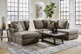 O'Phannon Putty 2-Piece Right Arm Facing Chaise Sectional by Ashley at Eve Furniture