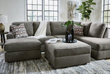 O'Phannon Putty 2-Piece Sectional with Ottoman by Ashley at Eve Furniture