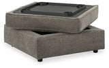 O'Phannon Putty 2-Piece Sectional with Ottoman by Ashley at Eve Furniture
