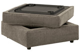 O'Phannon Putty Ottoman With Storage by Ashley at Eve Furniture