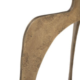 Ophelia White & Brass Side Table by Zuomod at Eve Furniture