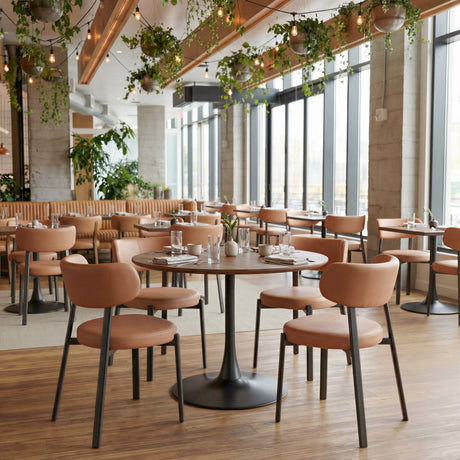 Opus Brown & Black Dining Table by Zuomod at Eve Furniture