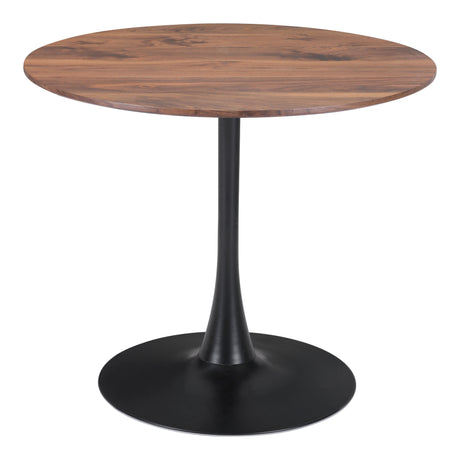 Opus Brown & Black Dining Table by Zuomod at Eve Furniture