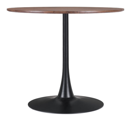 Opus Brown & Black Dining Table by Zuomod at Eve Furniture