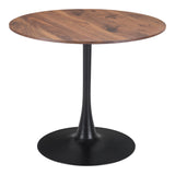 Opus Brown & Black Dining Table by Zuomod at Eve Furniture