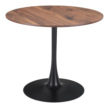 Opus Brown & Black Dining Table by Zuomod at Eve Furniture