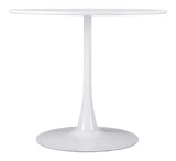 Opus White Dining Table by Zuomod at Eve Furniture
