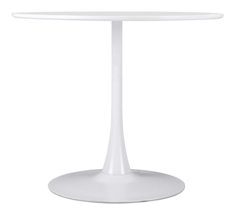 Opus White Dining Table by Zuomod at Eve Furniture