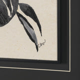 Orange Tree by Cristina Bartl Villa Hand-Embellished Textured Framed Artwork Matted under Glass by Mercana at Eve Furniture