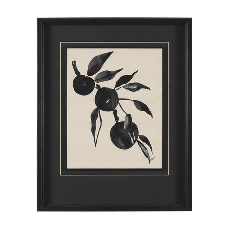 Orange Tree by Cristina Bartl Villa Hand-Embellished Textured Framed Artwork Matted under Glass by Mercana at Eve Furniture
