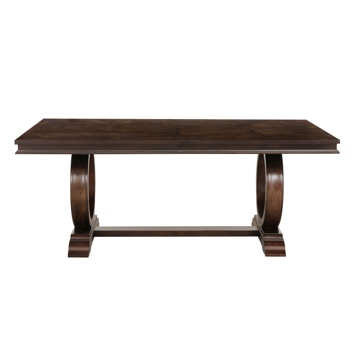 Oratorio Beige/Dark Cherry Side Chair, Set of 2 by Homelegance at Eve Furniture
