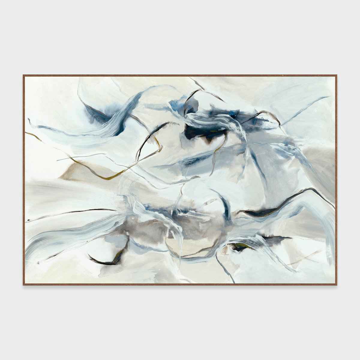 Orb White Painting Art 72x48 by Buddy Whitlock by Classic Home at Eve Furniture