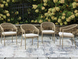Orchard Beach Beige Arm Chair With Cushion (4/CN) by Signature Design by Ashley® at Eve Furniture