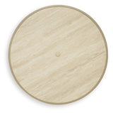 Orchard Beach Beige Outdoor Dining Table by Ashley at Eve Furniture