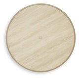 Orchard Beach Beige Outdoor Dining Table by Ashley at Eve Furniture