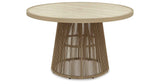 Orchard Beach Beige Outdoor Dining Table by Ashley at Eve Furniture