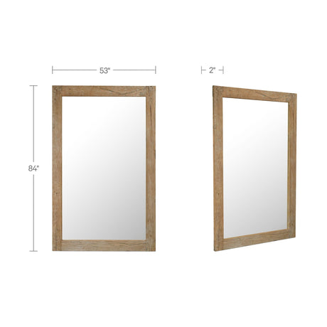 Orchard Natural Reclaimed Wood Floor Mirror by MOES at Eve Furniture