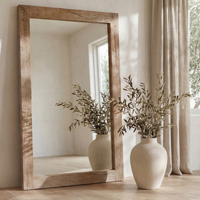 Orchard Natural Reclaimed Wood Floor Mirror by MOES at Eve Furniture