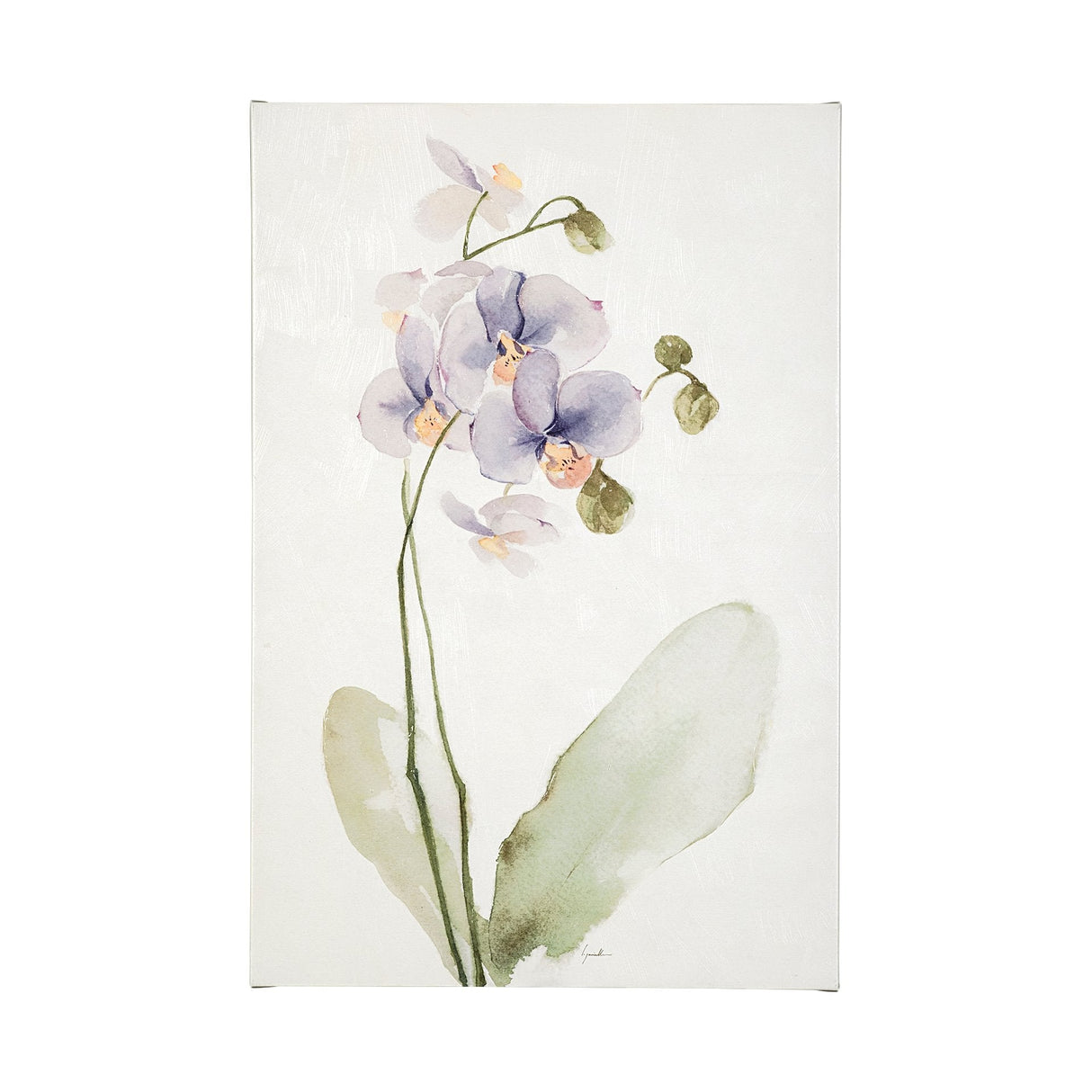 Orchid I by Gabrielle Campbell a Hand Embellished Textured Canvas by Mercana at Eve Furniture