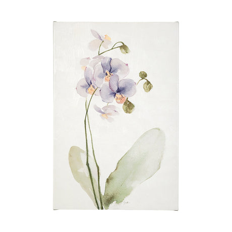 Orchid I by Gabrielle Campbell a Hand Embellished Textured Canvas by Mercana at Eve Furniture