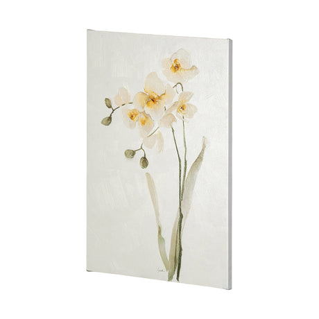 Orchid II by Gabrielle Campbell a Hand Embellished Textured Canvas by Mercana at Eve Furniture