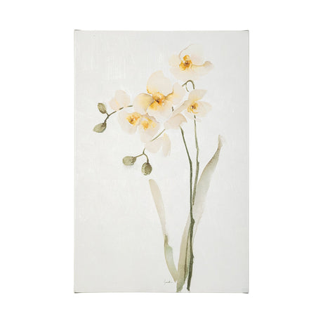 Orchid II by Gabrielle Campbell a Hand Embellished Textured Canvas by Mercana at Eve Furniture