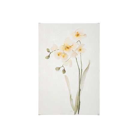 Orchid II by Gabrielle Campbell a Hand Embellished Textured Canvas by Mercana at Eve Furniture