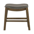 Ordway Gray/Brown Dining Stool, Gray by Homelegance at Eve Furniture