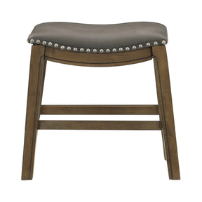 Ordway Gray/Brown Dining Stool, Gray by Homelegance at Eve Furniture