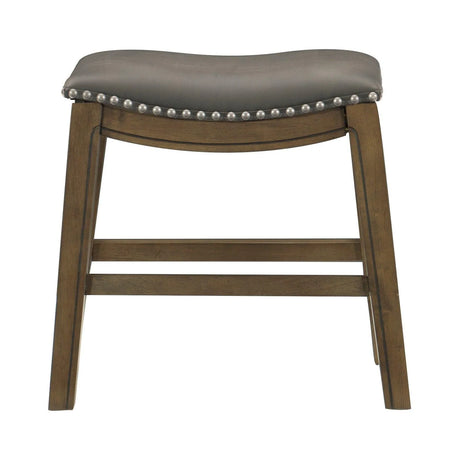 Ordway Gray/Brown Dining Stool, Gray by Homelegance at Eve Furniture