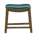 Ordway Green/Brown Dining Stool, Green by Homelegance at Eve Furniture