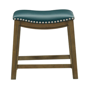 Ordway Green/Brown Dining Stool, Green by Homelegance at Eve Furniture