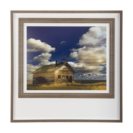 Oregon Farm by Chad Mackay a Framed Art Print Matted under Glass by Mercana at Eve Furniture